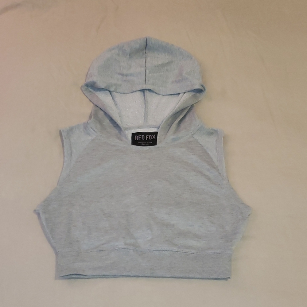 Cropped hoodie tank